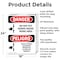 Signmission Safety Culture Sign, 18 in Width, Aluminum, Rectangle, Bilingual OS-2PACK-DS-A-1824-VS-1650 - alternate 4